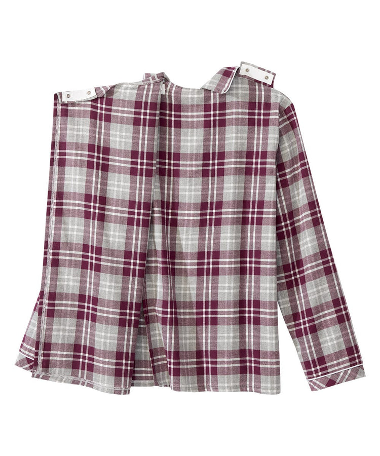 pyjama top open back half open