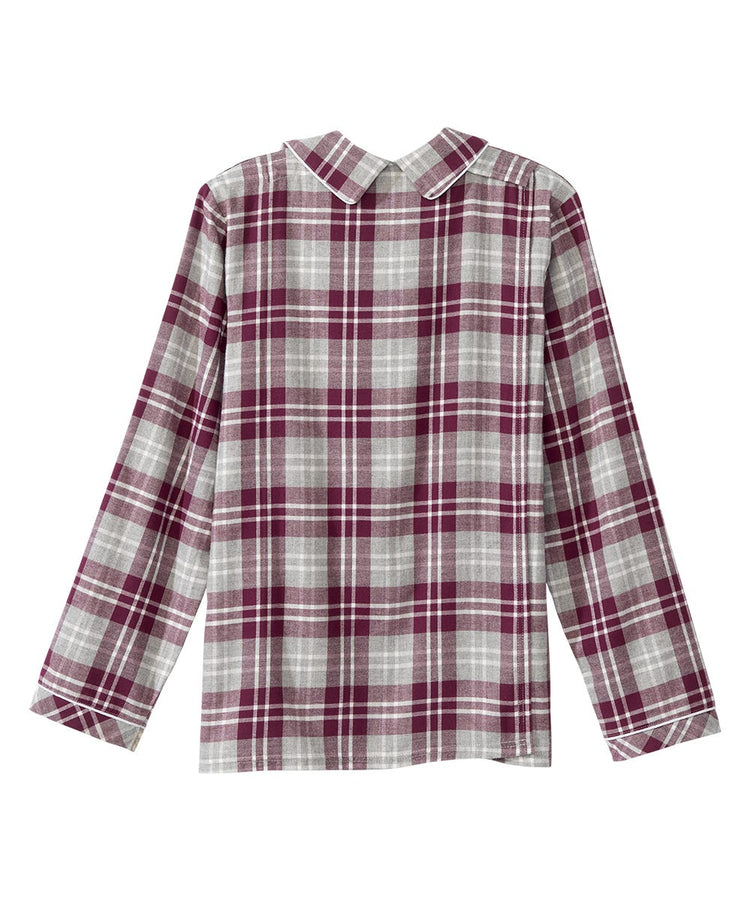 pyjama top back closed