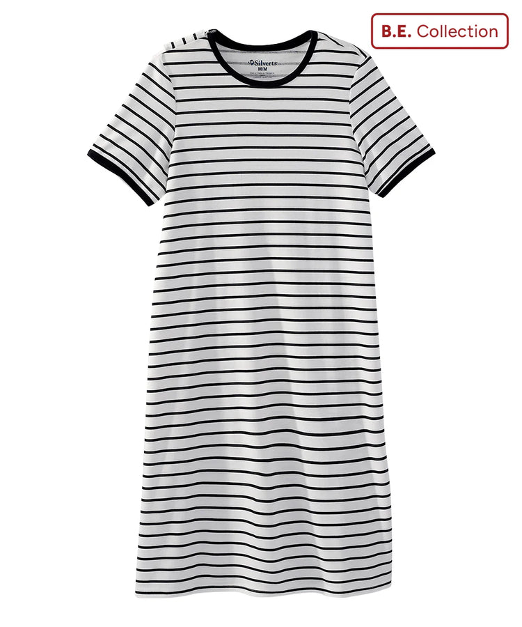 Women's T-shirt Dress with Open Back