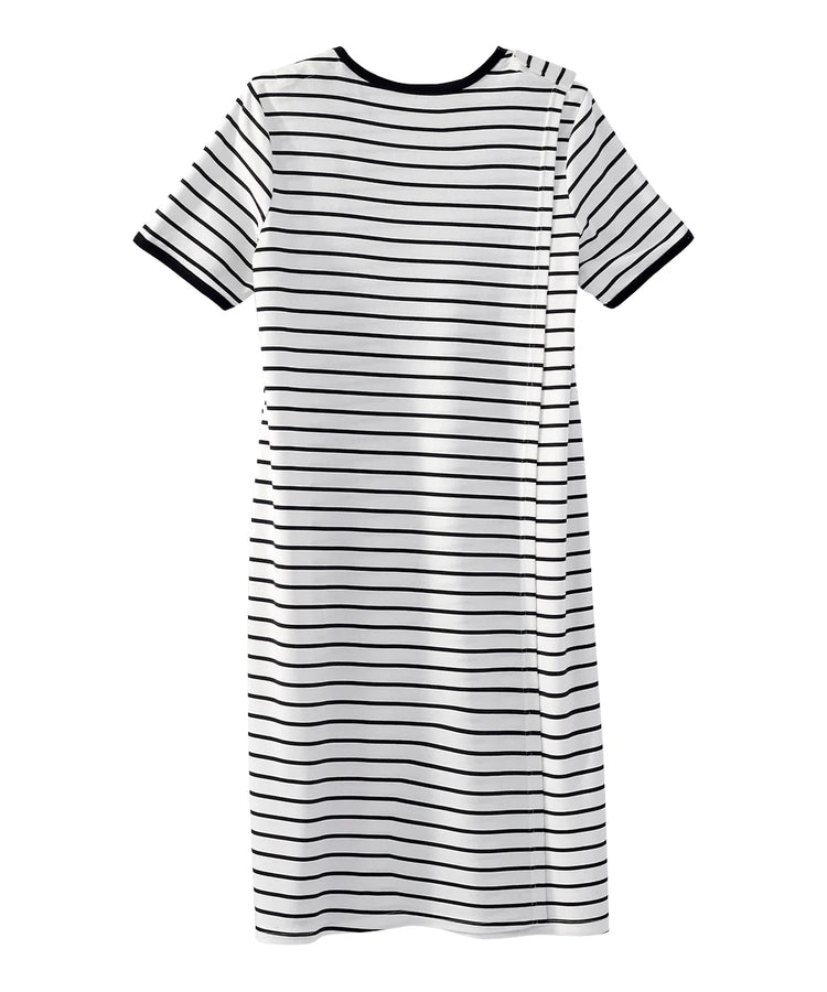 Women's T-shirt Dress with Open Back
