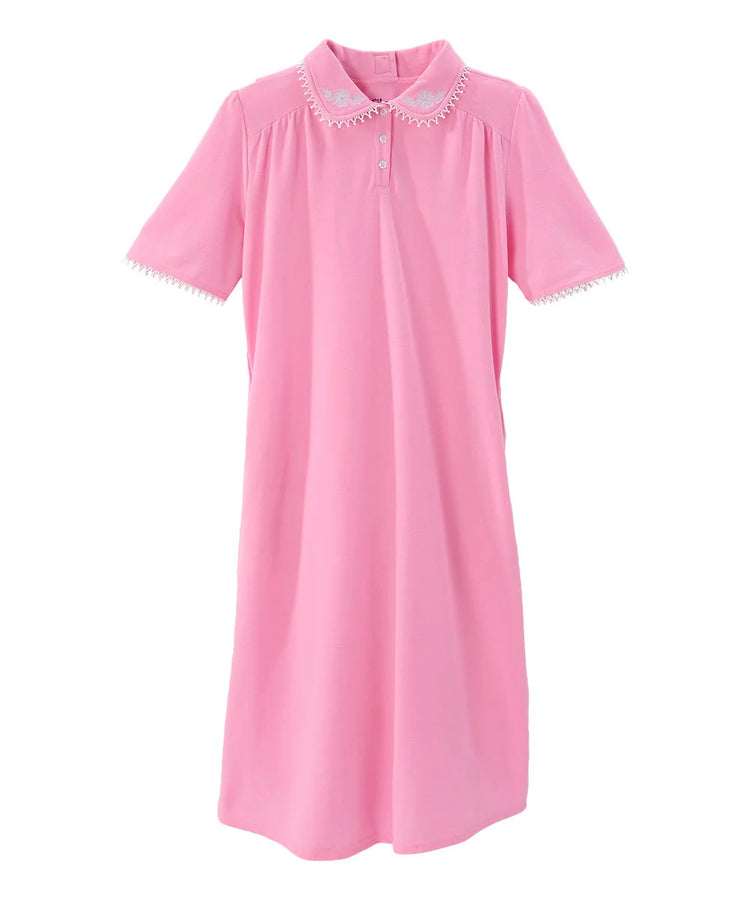 Women's Polo Dress with Open Back