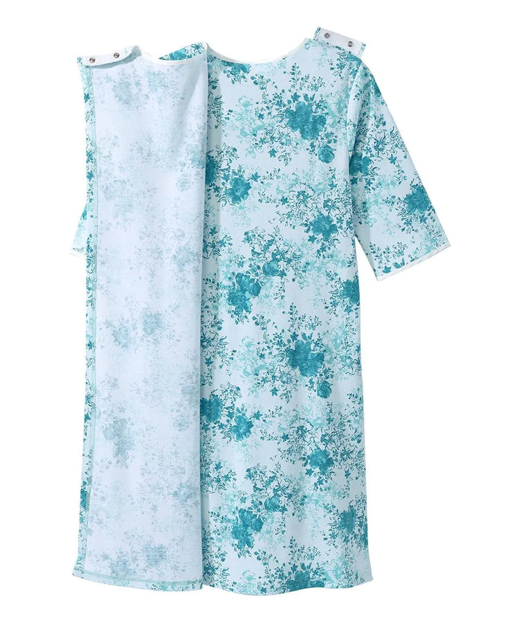 Front of the springtime serenade Women's Knit Open Back Nightgown