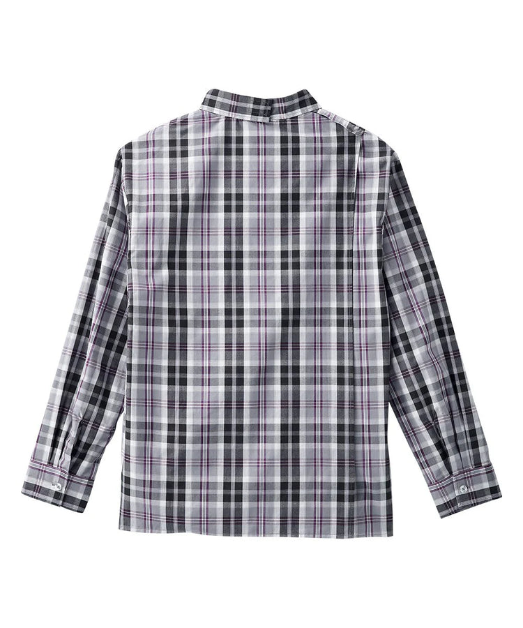 Men's Sport Shirt with Back Closure closed back