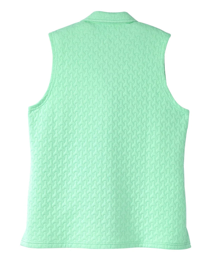 Women's Magnetic Zipper Vest back