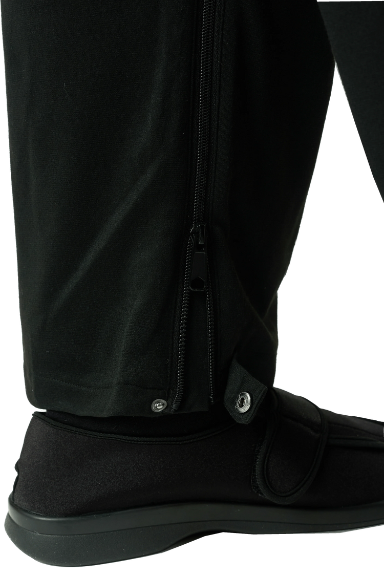 Anti-Strip Jumpsuit - Charly | Mystic Blue, pant opening