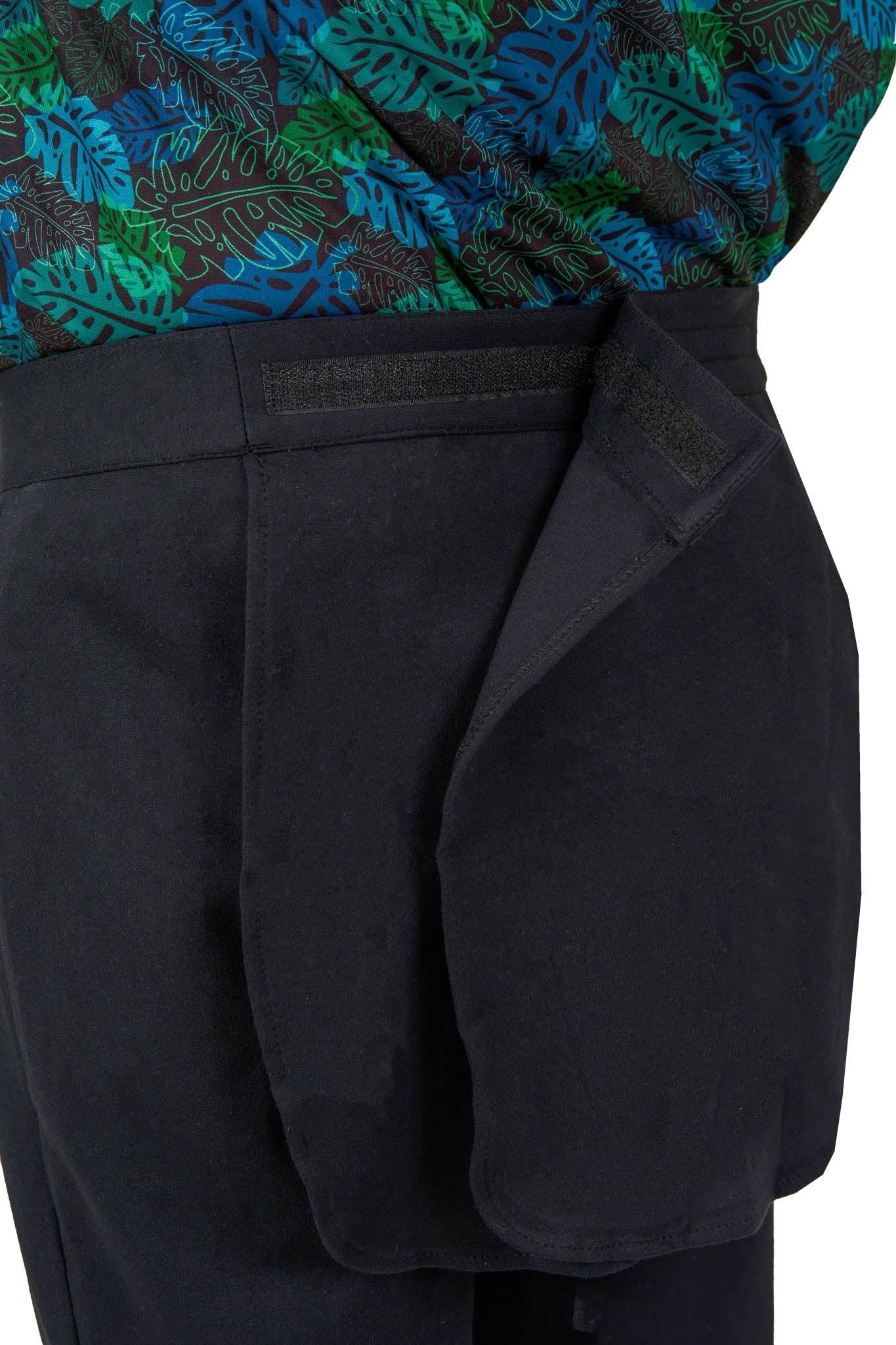Men's Back-Overlap Assisted Dressing Stretch Knit Pants | Easy