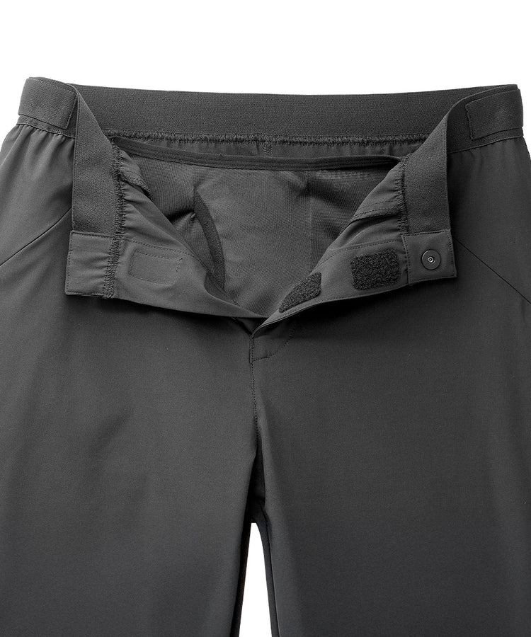 men's swim short open fly showing inner lining