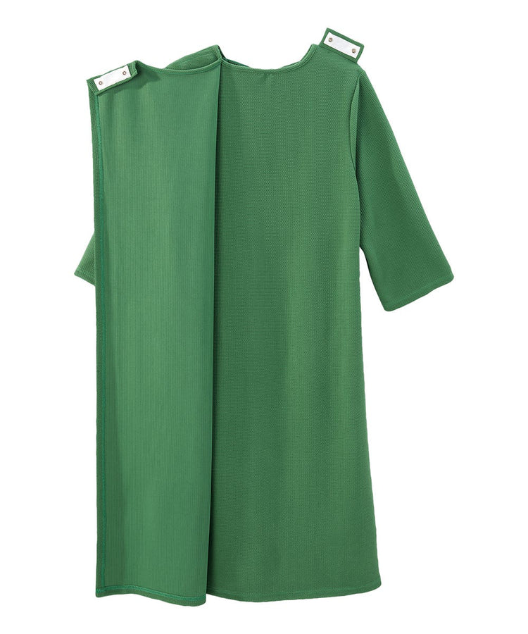 back of dress half open back