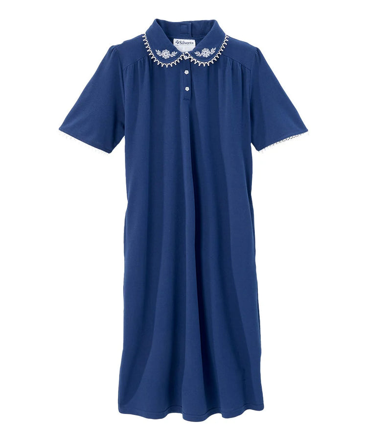 Women's Polo Dress with Open Back