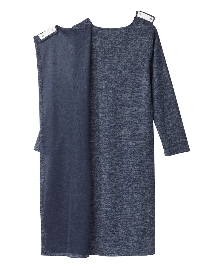 back of sweater dress half open back