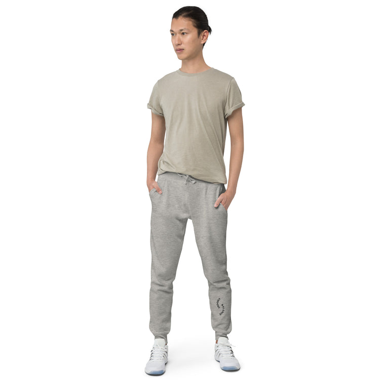 Full Length Grey Sweat pant with "Choose Balance" printed on left lower leg.