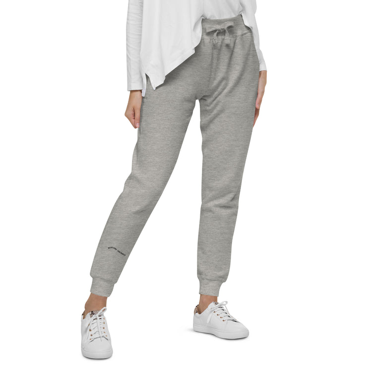 Right - front of Grey sweat pant helps mental health with "Restore Yourself".