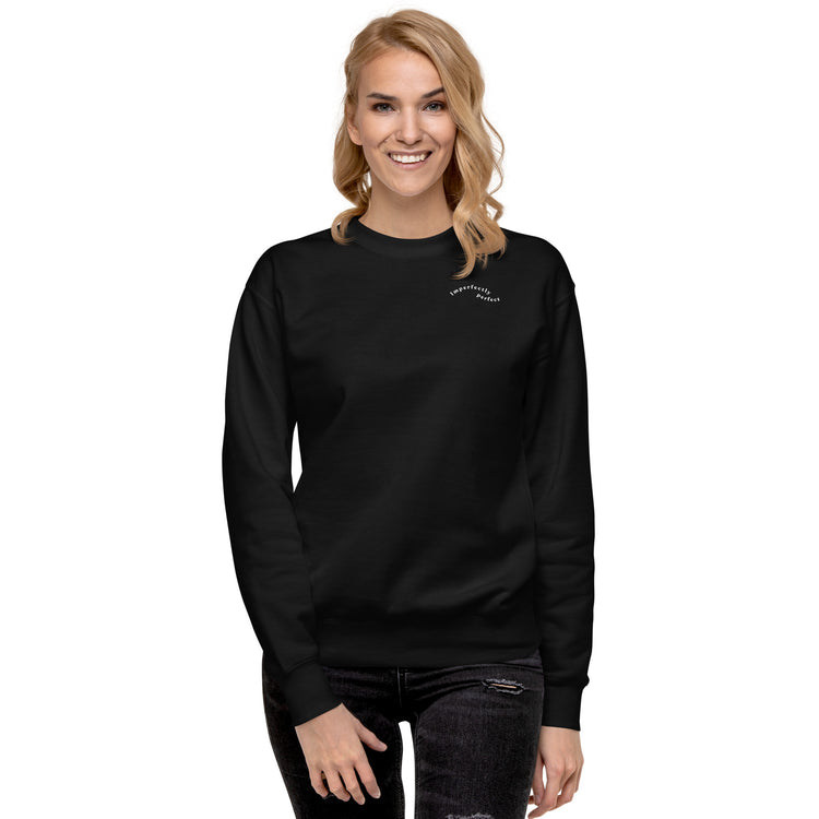 Imperfectly Perfect - Gender Neutral Crewneck Sweatshirt