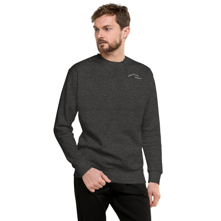 Imperfectly Perfect - Gender Neutral Crewneck Sweatshirt