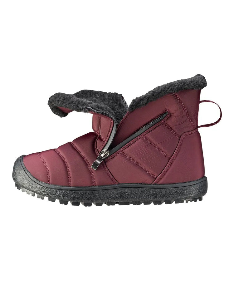 Women's Dual Zipper Extra Wide Winter Boots