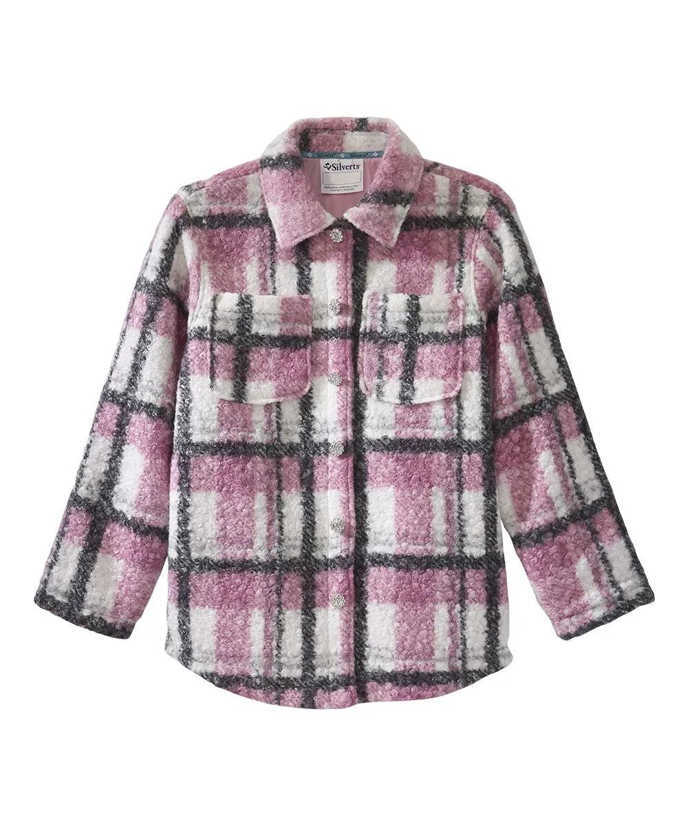 Button front best sale shacket