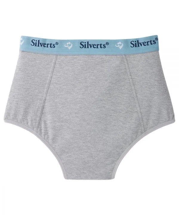 Heather Grey Women's underwear with easy open panels