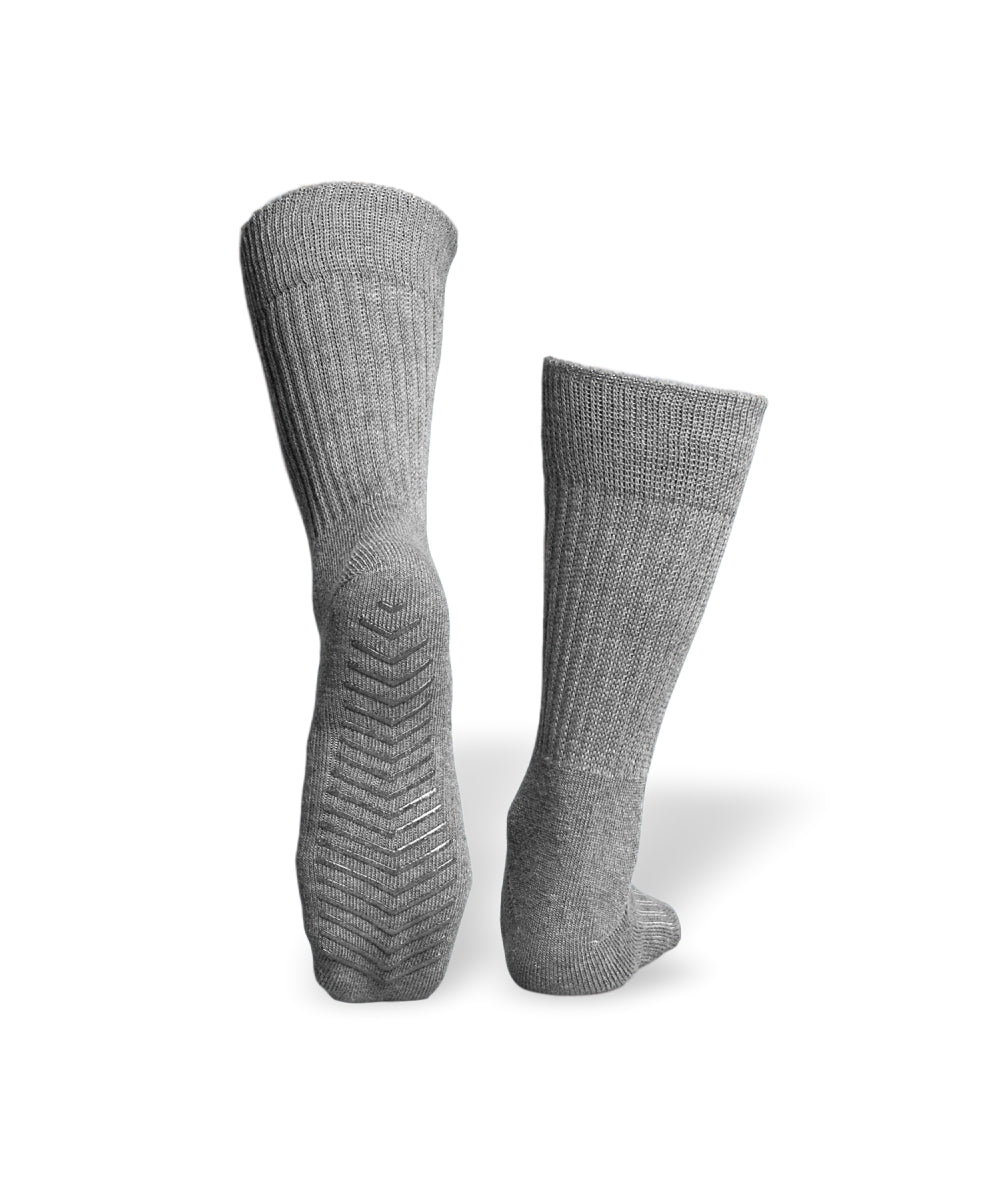 Men's Black Low Cut Ankle Non Skid Socks - 3 pairs - Gripjoy Socks