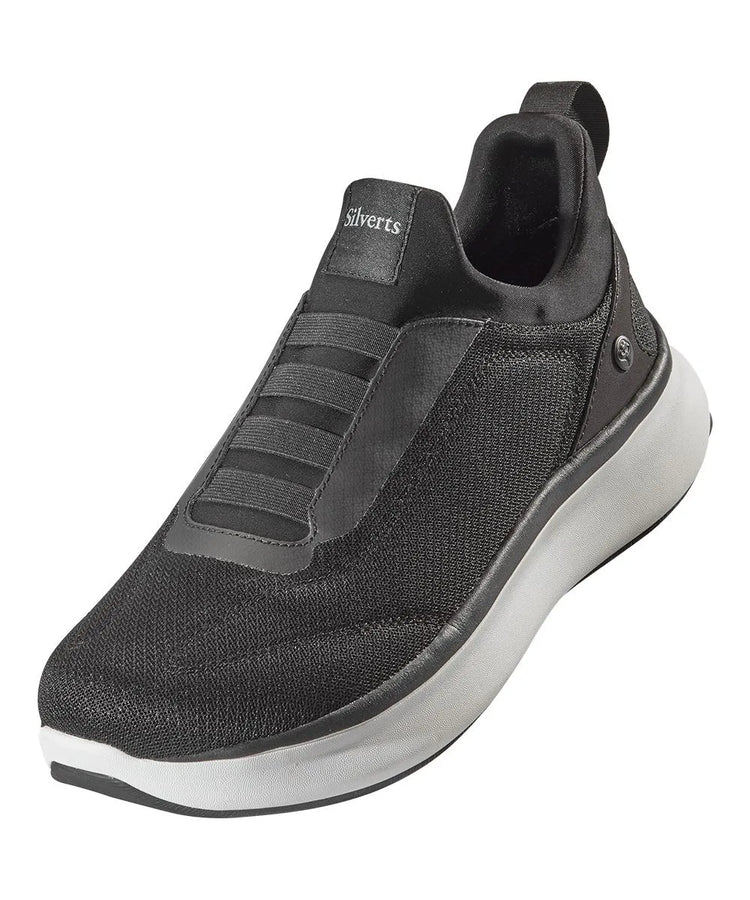 Men's Wild Slip On Sneakers Font View (Black)