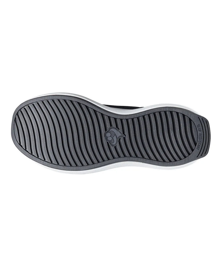 Men's Wild Slip On Sneakers Bottom View (Black)