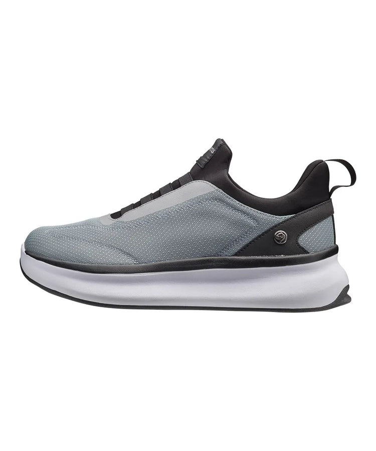 Men's Wild Slip On Sneakers Side View (Grey)