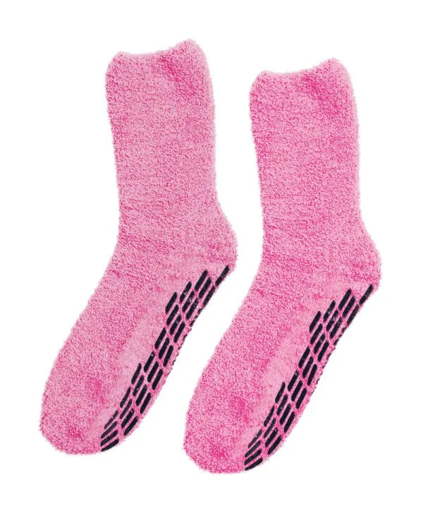 Pink Unisex Ultra-Soft Anti-Slip Crew Socks