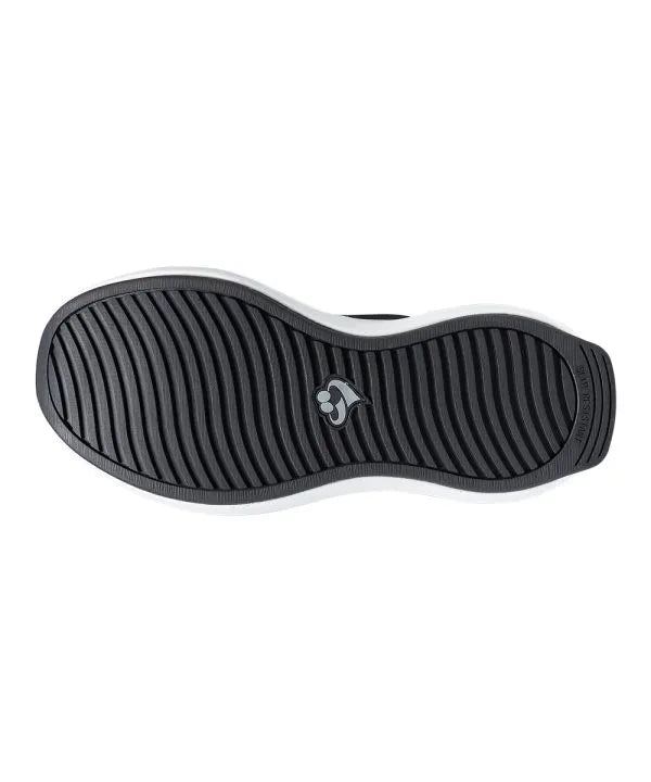 Sole of the black Women's Wide Walking Shoes