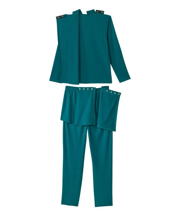 Back of the carribean Men's Casual Open Back 2-Piece Set