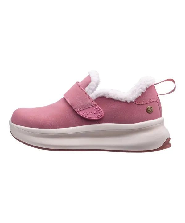 Inside of the dusty rose Women's Sherpa Lining Shoes