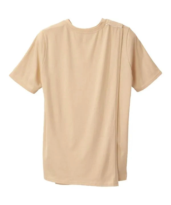 june adaptive mens graphic tshirt with open back trucking