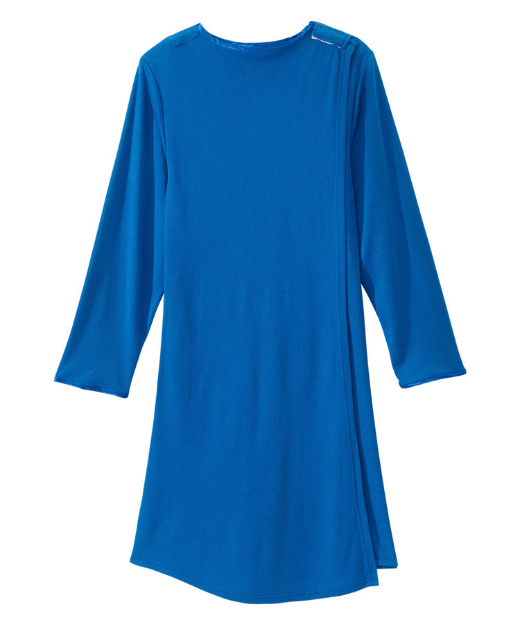 Back of the royal Women's Long Sleeve Open Back Nightgown