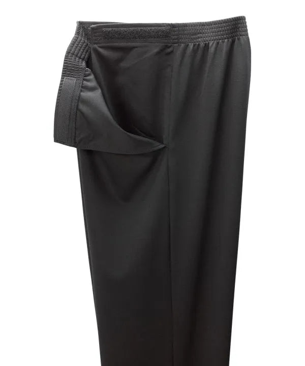 Adjustable Straps on black pant sides