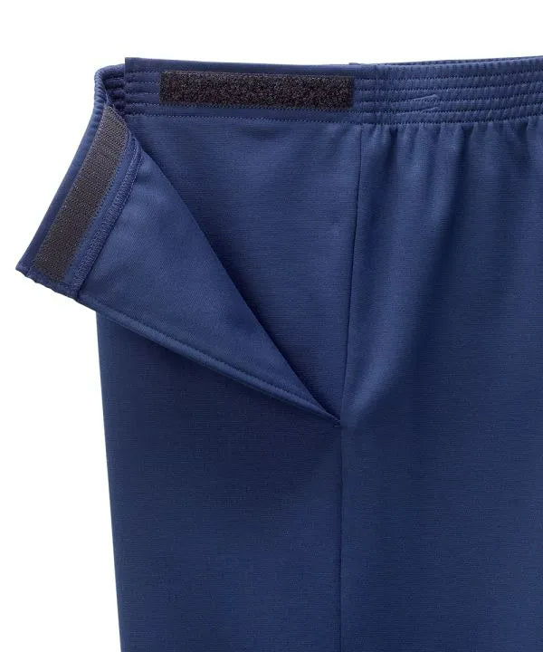 Adjustable Straps on navy pant sides
