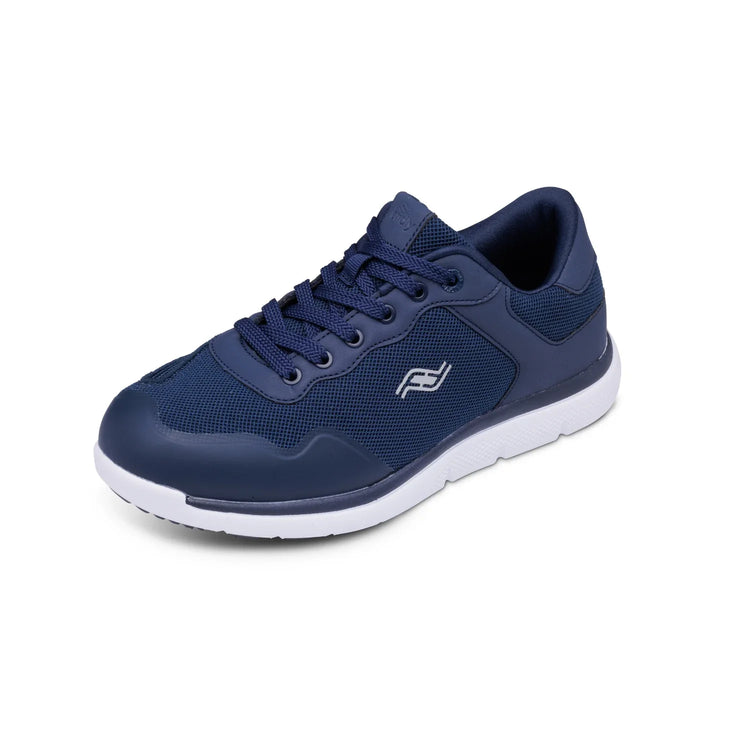 june adaptive unisex supportive memory foam shoes with front zipper access blue moon