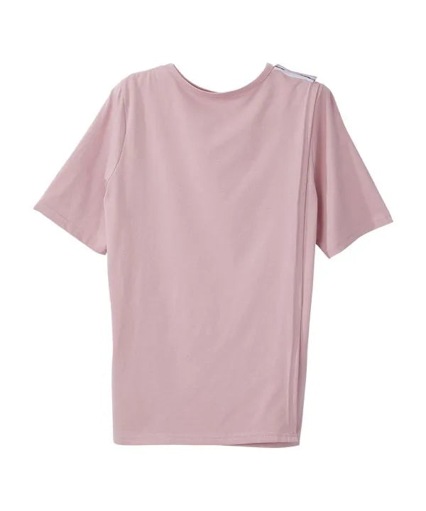 Women's Graphic Tee with Open Back