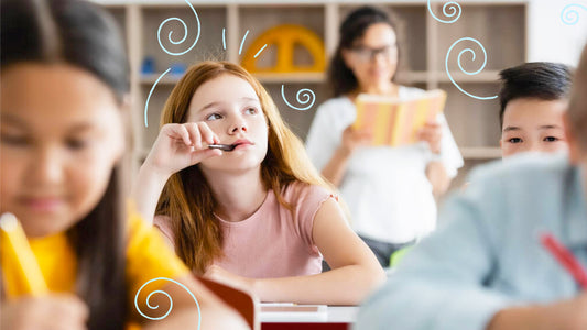 Happy neurodiverse kids in class