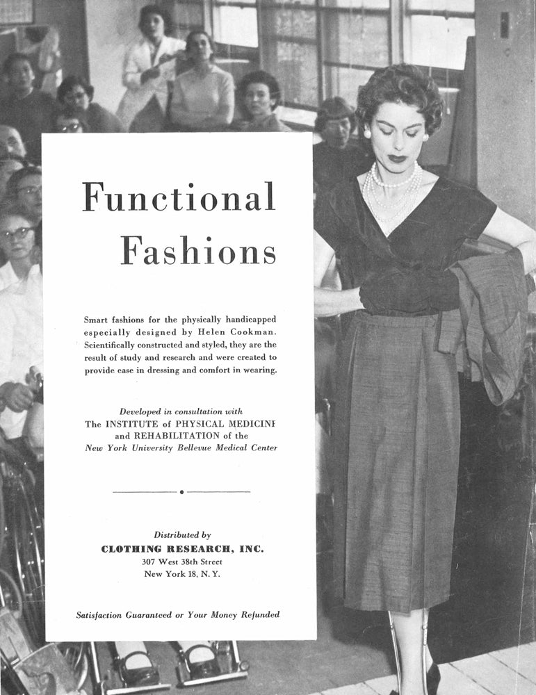 Functional Fashion Advertisement in a brochure