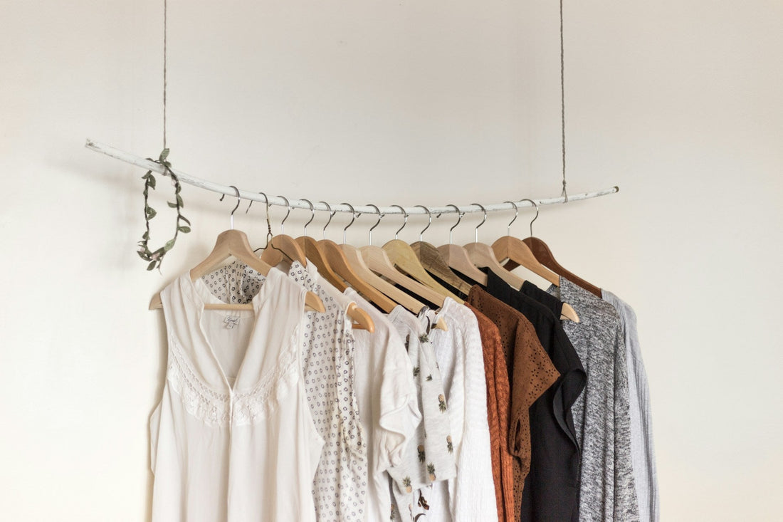 rack of clothes