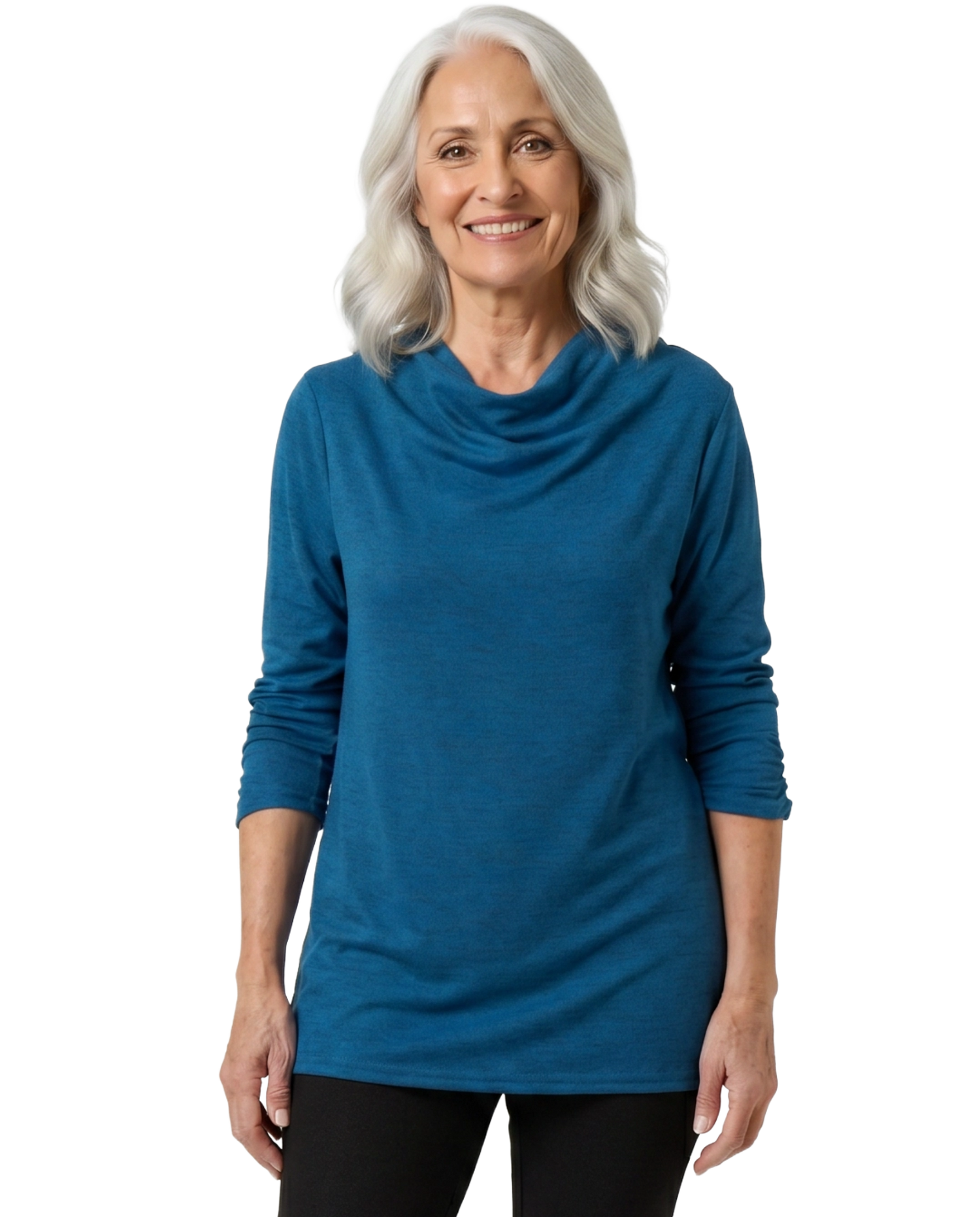 Adaptive Top - Annie | Azur, cropped view