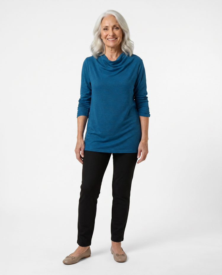 Adaptive Top - Annie | Azur, front view