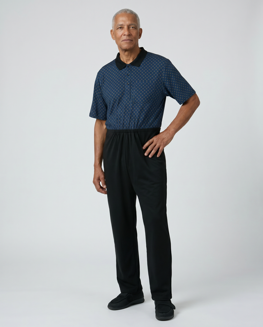Anti-Strip Jumpsuit - Charly | Mystic Blue, front view