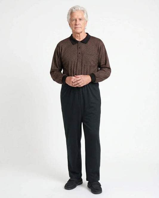 Anti-Strip Jumpsuit - James | Tan, front view