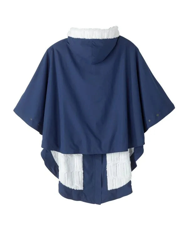 Unisex Luxurious Fur-Lined Winter Wheelchair Cape
