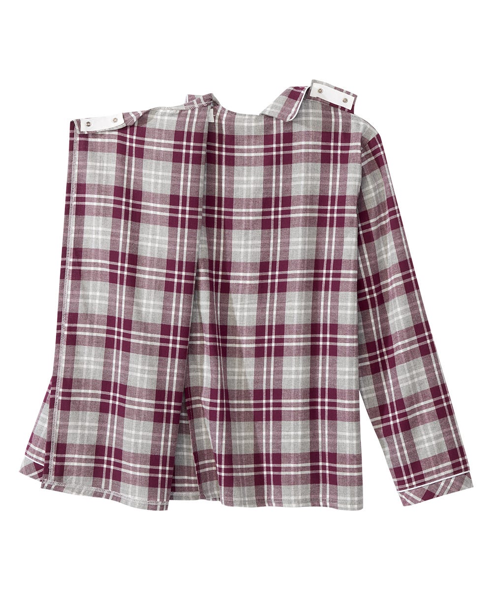 pyjama top open back half open