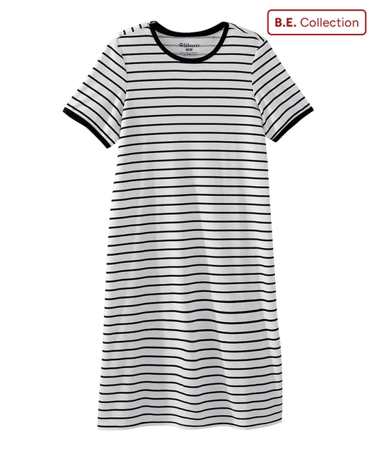 Women's T-shirt Dress with Open Back