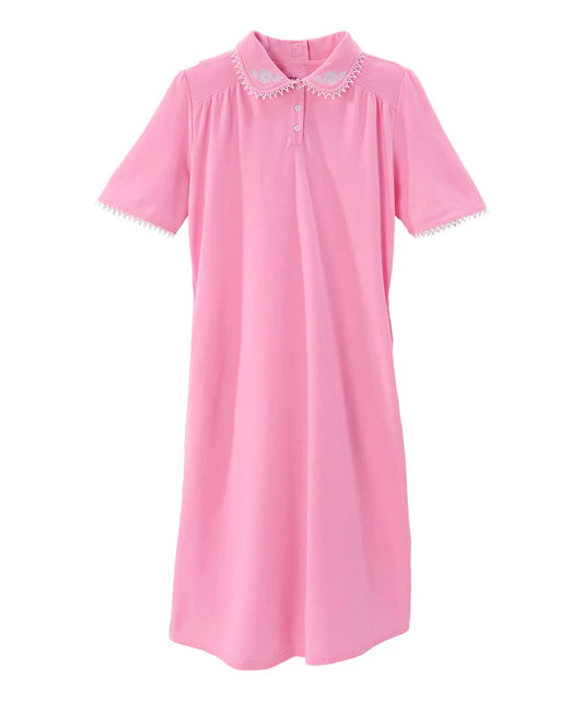 Women's Polo Dress with Open Back