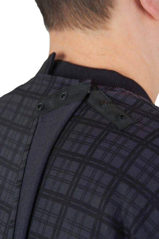 Men’s Open-Back Easy Dressing Sleepwear | Assisted Dressing Snap Closure Comfort Adaptive Nightshirt