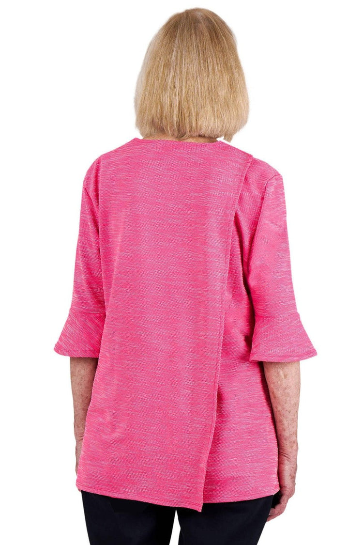 Easy-Access Open-Back Keyhole Opening Shirt for Assisted Dressing | Easy-Dress Snap Closure Adaptive Top