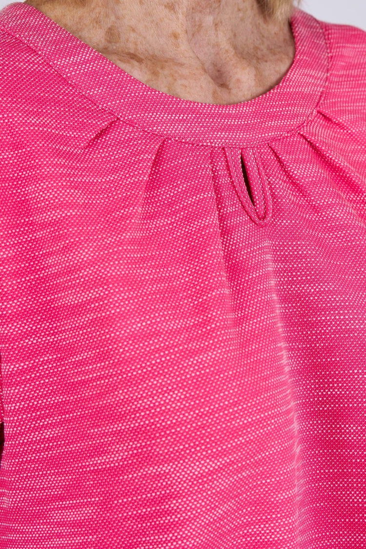 Easy-Access Open-Back Keyhole Opening Shirt for Assisted Dressing | Easy-Dress Snap Closure Adaptive Top