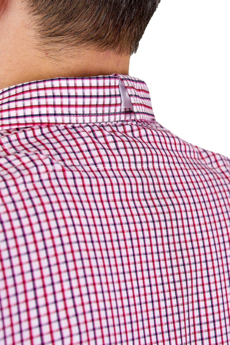 Men’s Adaptive Back-Opening Bamboo Sport Shirt | Easy-Dress Velcro Cuff Design